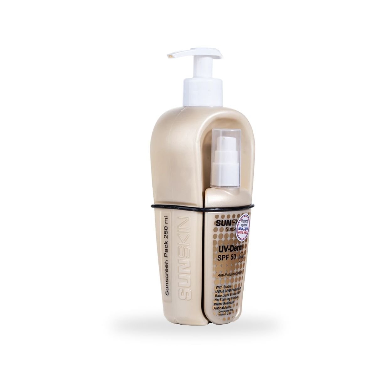 SPF50 Face & Body 250ml Twin Pack (1x150ml & 2x50ml) UV-DERM